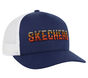 Skechers Textured Logo Trucker Hat, CHARCOAL / NAVY, large image number 3