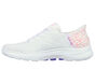 Skechers Slip-Ins: GO WALK 6 - Vivid Idea, BRANCO / MULTICOR, large image number 5