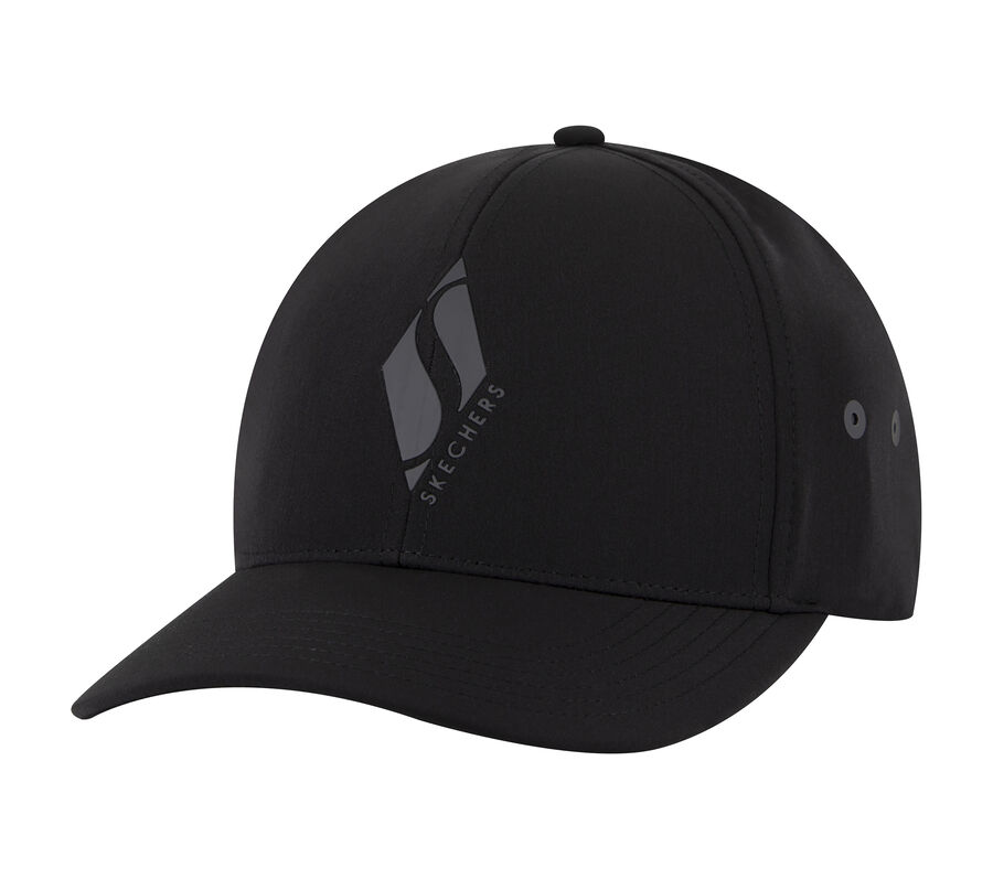 Diamond S Stretch Fit Hat, PRETO, largeimage number 0