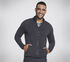 The Hoodless Hoodie Ottoman Jacket, PRETO / CARVÃO, swatch