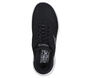 Skechers Slip-ins: GO WALK Flex - Grand Entry, PRETO / BRANCO, large image number 2