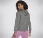 Skech-Sweats Shine Hoodie, CARVÃO / PRATEADO, large image number 1