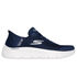 Skechers Slip-ins: GO WALK Flex - Grand Entry, NAVY / BRANCO, swatch