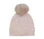 Metallic Ribbed Beanie Hat, PINK, large image number 0