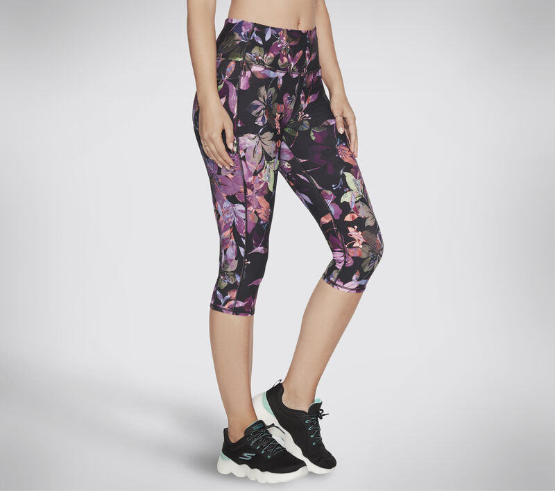 The GOFLEX Ultraviolet Capri, BLACK / PURPLE, largeimage number 0