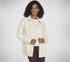 Sherpa Shacket, CARMIN / BRANCO, swatch