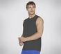 GO DRI Charge Muscle Tank, PRETO / CARVÃO, large image number 2