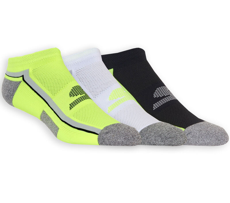 3 Pack Low Cut Athletic Socks, AMARELO, largeimage number 0