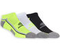 3 Pack Low Cut Athletic Socks, AMARELO, large image number 0