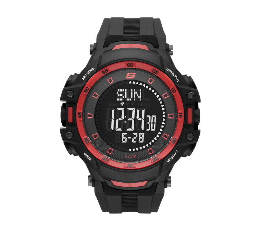 Grandpoint Black & Red Watch, PRETO, largeimage number 0