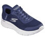 Skechers Slip-ins: GO WALK Flex - Grand Entry, NAVY / BRANCO, large image number 5