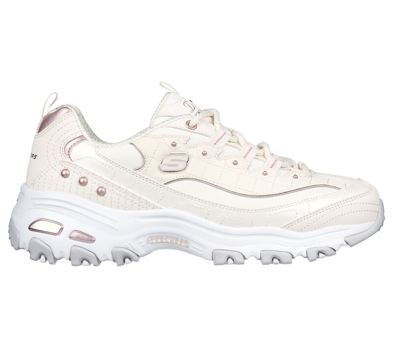 Skechers D'Lites, WHITE / LAVENDER, largeimage number 0