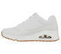 Skechers x JGoldcrown: Uno - Metallic Love, BRANCO / DOURADO, large image number 4