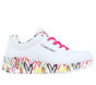 Skechers x JGoldcrown: Uno Lite - Lovely Luv, BRANCO / MULTICOR, large image number 0