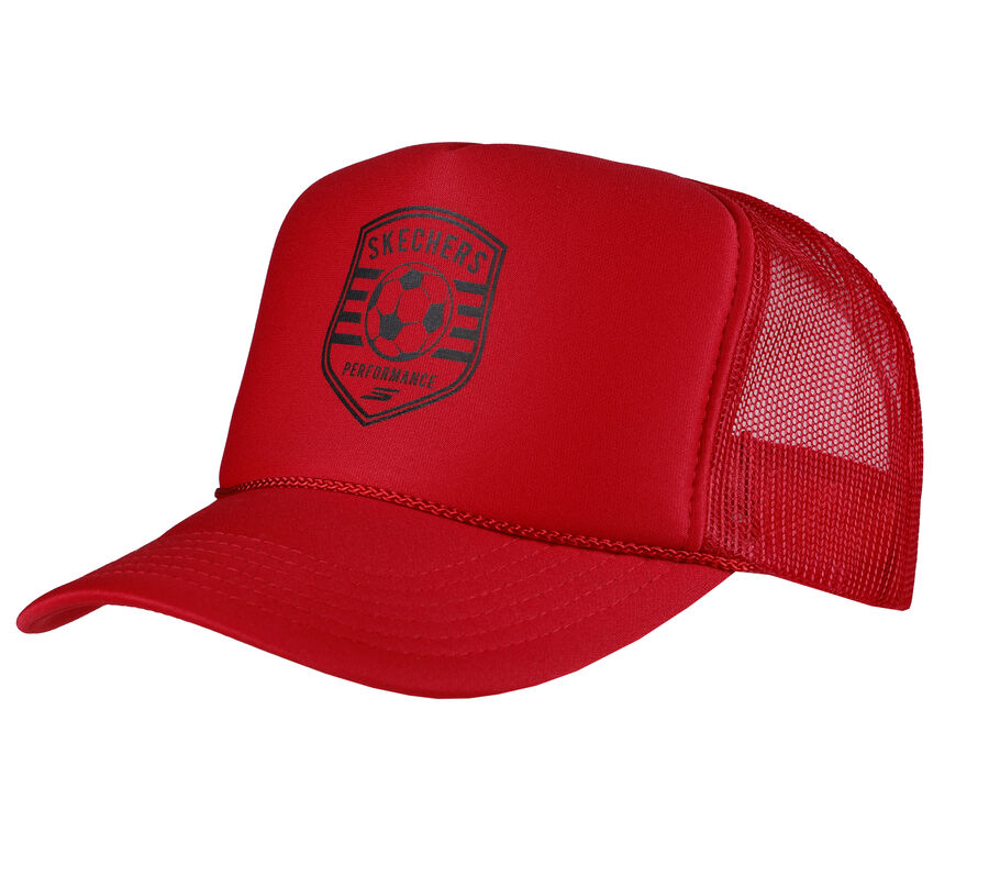 Performance Trucker Hat, VERMELHO / ROJO, largeimage number 0