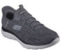 Skechers Slip-ins: Summits - Key Pace, CARVÃO / PRETO, large image number 5