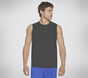 GO DRI Charge Muscle Tank, PRETO / CARVÃO, large image number 0