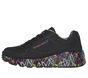Skechers x JGoldcrown: Uno Lite - Lovely Luv, PRETO / MULTICOR, large image number 0