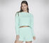 Essential Crop Crewneck, MENTA / MULTICOR, swatch