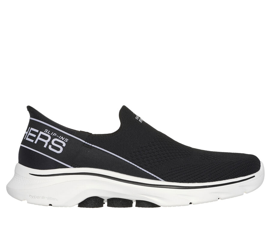 Skechers Slip-ins: GO WALK 7 - Mia, PRETO / BRANCO, largeimage number 0