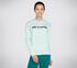 Skechers Heritage Pullover Hoodie, AQUA, swatch