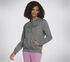 Skech-Sweats Shine Hoodie, CARVÃO / PRATEADO, swatch