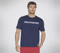 Strikethrough Tee, NAVY, large image number 0