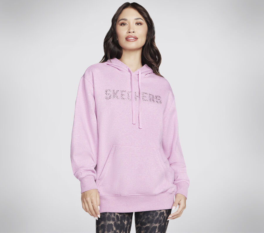 Skech-Sweats Shine Hoodie, MALVA, largeimage number 0