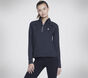 SKECH-KNITS ULTRA GO 1/4 Zip, BLACK / CHARCOAL, large image number 0