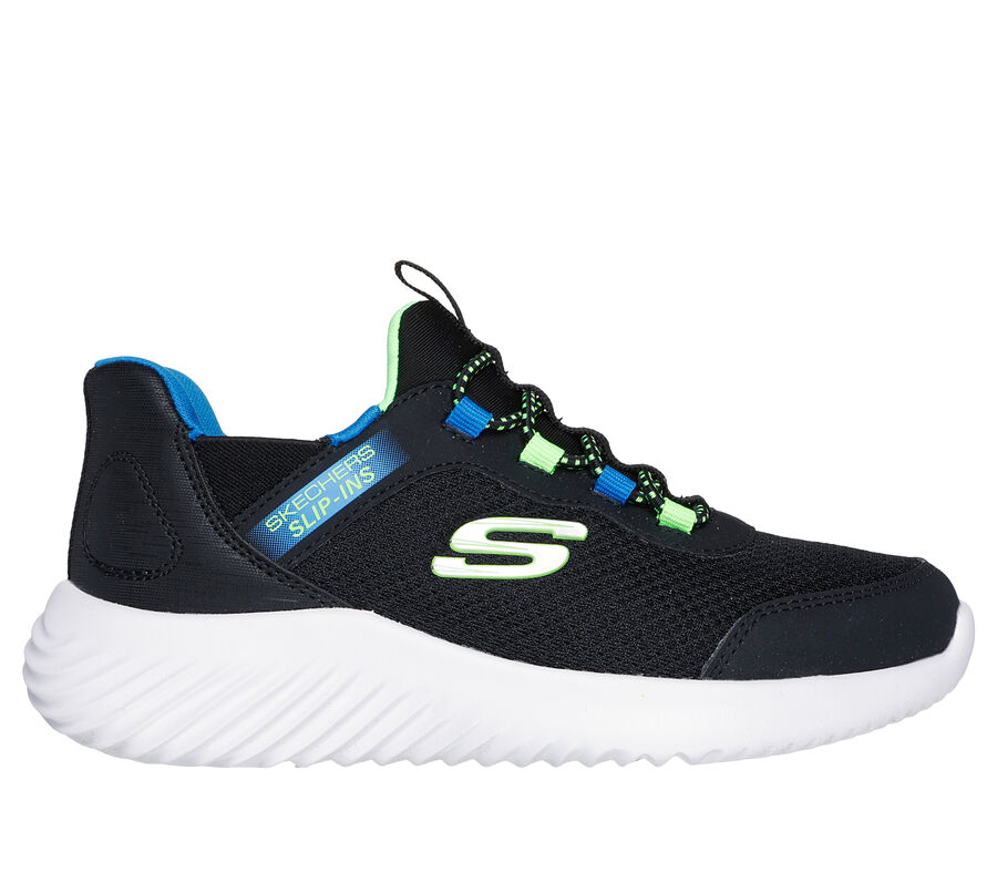 Skechers Slip-ins: Bounder - Brisk-Burst, PRETO / LIMA, largeimage number 0