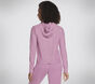 Diamond Brushed Hoodie, LIGHT MAUVE, large image number 1