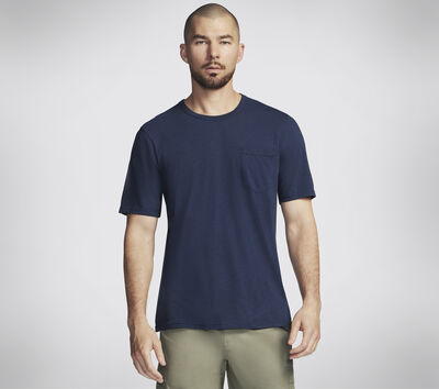 SKECH-BREEZE Slub Pocket Tee