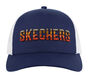 Skechers Textured Logo Trucker Hat, CARVÃO / NAVY, large image number 2