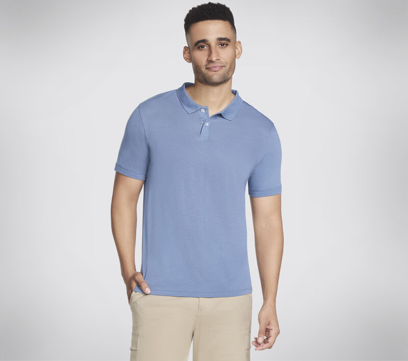 GO DRI Pima Signature Polo, DENIM, largeimage number 0