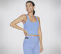 GOFLEX Joy Longline Bra, PERIWINKLE, large image number 2