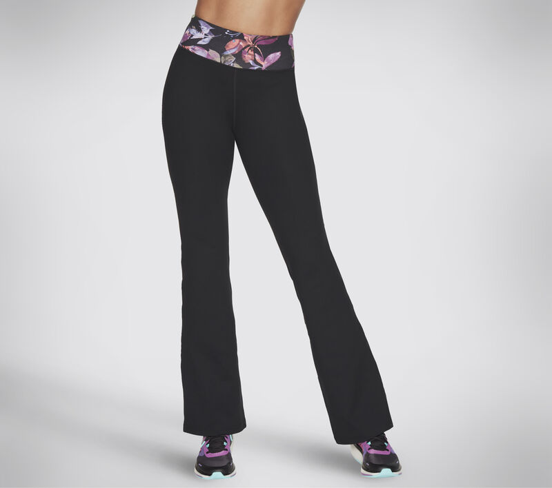 The GO FLEX Ultraviolet Flare Pant, PRETO / ROXO, largeimage number 0