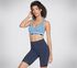 Skechers GO WALK Jacquard Bra, BLUE  /  GRAY, swatch