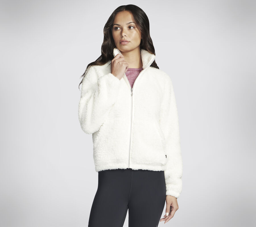 GO SNUGGLE Sherpa Jacket, BRANCO SUJO, largeimage number 0