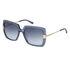 Oversized Square Sunglasses, AZUL / DOURADO, swatch