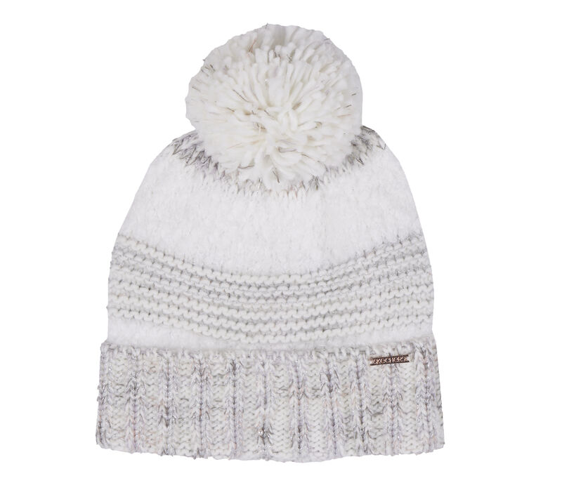 Spacedye Cuff Beanie Hat, BRANCO SUJO, largeimage number 0