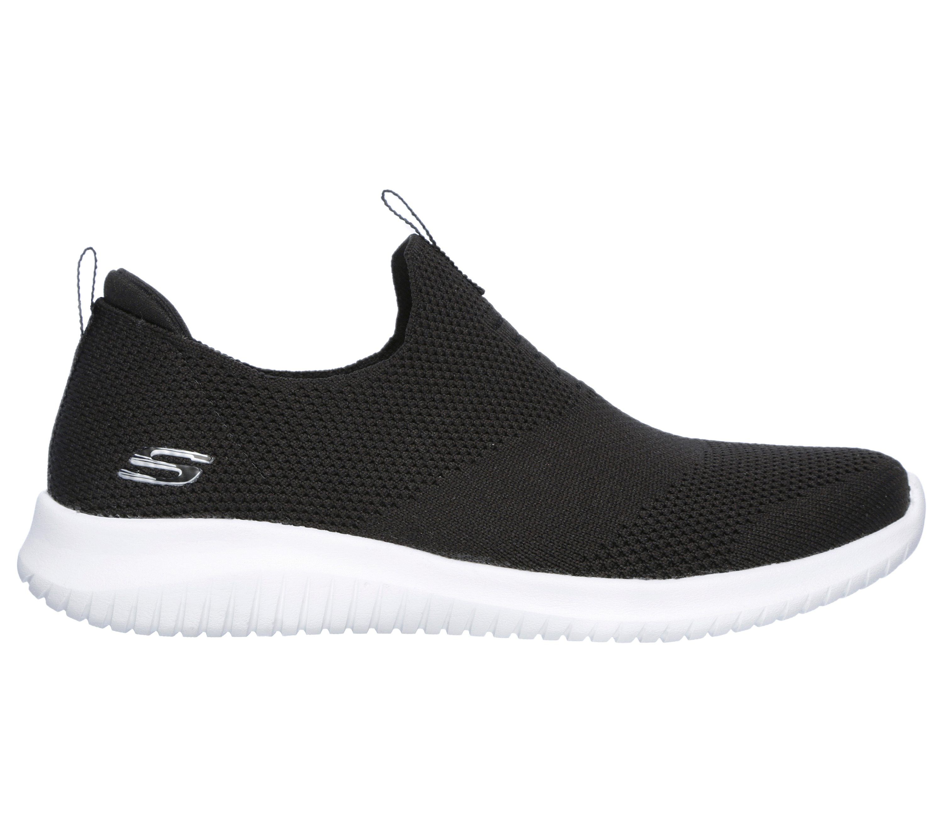 Skechers ultra flex first take cheap black white