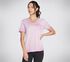 Diamond Wash Hatha V-Neck Pocket Tee, ROXO / ROSA CHOQUE, swatch