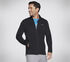 SKECH-KNITS ULTRA GO Thermal Full Zip Jacket, PRETO, swatch