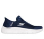 Skechers Slip-ins: GO WALK Flex - Grand Entry, NAVY / BRANCO, large image number 0