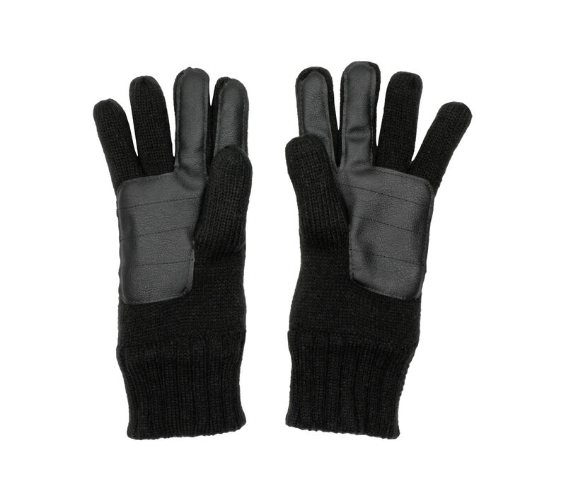 Contrast Knit Gloves - 1 Pair, PRETO, largeimage number 0