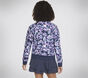 Misty Floral Reversible Jacket, AZUL / LAVANDA, large image number 1