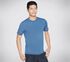 Skechers Apparel Kinetic Tee Shirt, BLUE, swatch