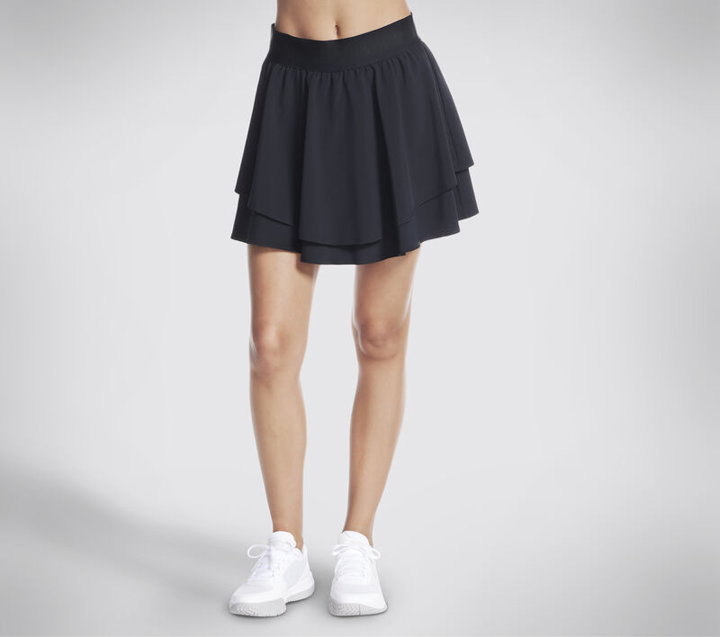 Sport Court Layered Skort, PRETO, largeimage number 0