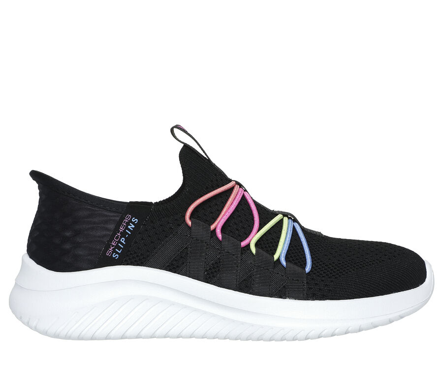 Skechers Slip-ins: Ultra Flex 3.0 - Bungee Fun, PRETO / MULTICOR, largeimage number 0