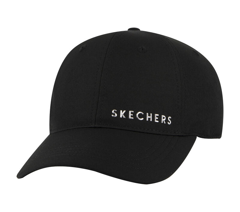 Skech-Shine Foil Baseball Hat, PRETO, largeimage number 0